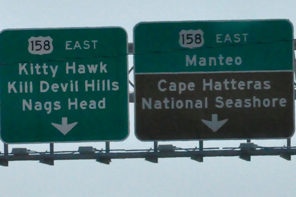 signs on the highway